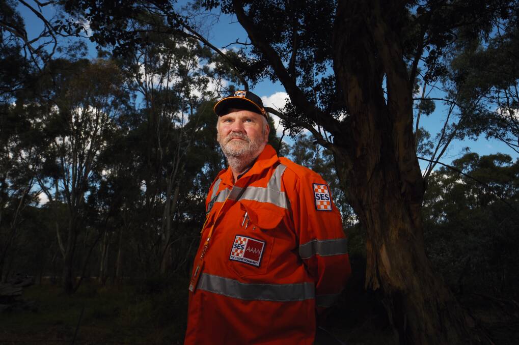 SHELL SHOCK: SES volunteer Ray Dooley said most residents in the flood hit regions hadn't yet processed the crisis. Picture: DARREN HOWE