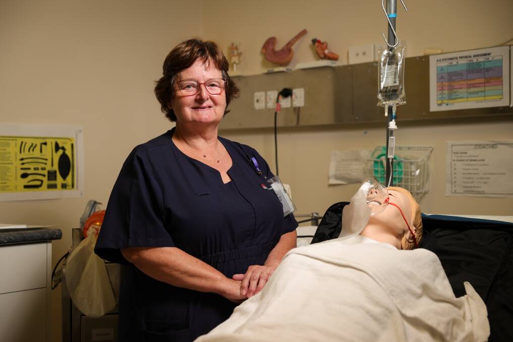 LONG TIME PASSION: Clinical nurse educator Jenny Lawrence will retire at the end of April after 37 years at Corowa hospital. She is proud to have nurtured young people who have become capable nurses. Pictures: JAMES WILTSHIRE