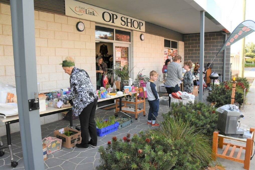 Bargain hunters from locals to out-of-towners checked out the annual Jindera Community Garage Sale Pictures: SUPPLIED/GREG FISHER
