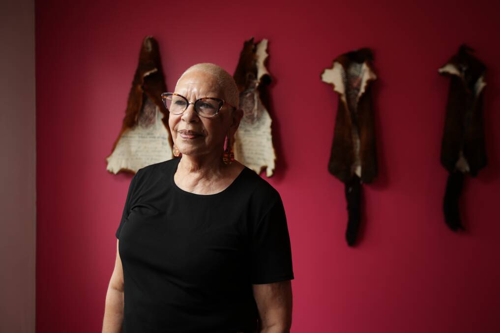 VERY ANGRY: Border Indigenous artist Glennys Briggs, a Taungwurung-Yorta Yorta woman, says it's never too late to protect culture and legacies, but more needs to be done. Picture: JAMES WILTSHIRE