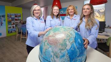 Della Poppins, Renee Nightingale, Carolyn Donders and Macaylah Schulz look forward to seeing where the travel industry takes them after a challenging few years. Picture by James Wiltshire.