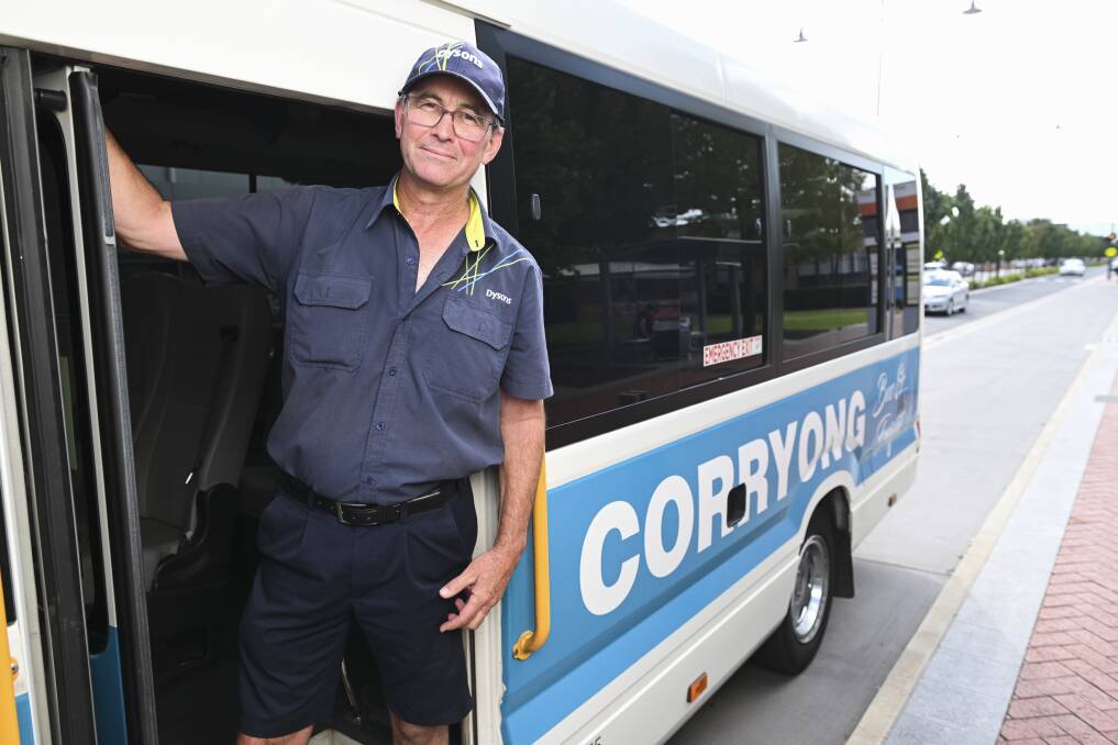 Corryong bus driver Ron Pynappels of the Corryong Bus and Freight service says the town didn't have many options when it came to transport but the freight service was still quite popular. Picture by Mark Jesser.
