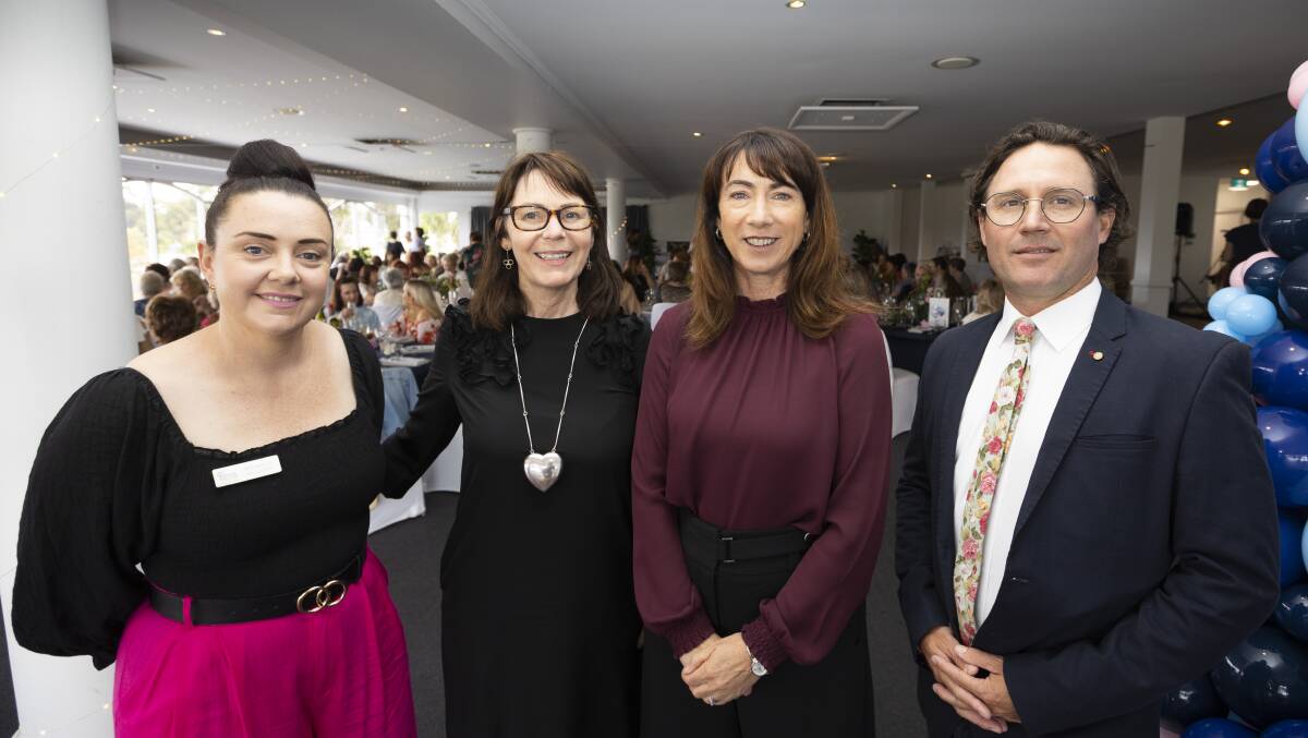 INSPIRING: Michelle Milligan, Rosy Seaton, Kylie King and Shannon Exelby, are honoured to be a part of the day. Pictures ASH SMITH