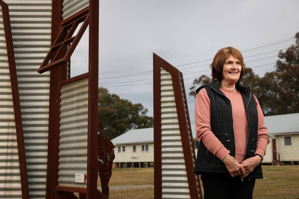 NEW LIFE: Lois Salvisberg reflects on her time at Bonegilla Migrant Camp more than 50 years ago. She has now found a new "home" through volunteering to share her experience and knowledge of the camp. Picture: JAMES WILTSHIRE