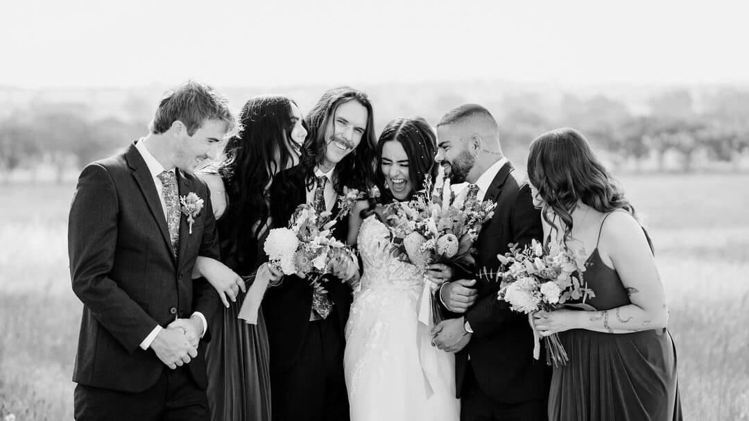 Blissful Love Photography owner Kelsey Hatherall said couples valued wedding photos. "It can't be redone after the day is done and it's the only you have to remember after the day," she said. Picture by Blissful Love Photography. 