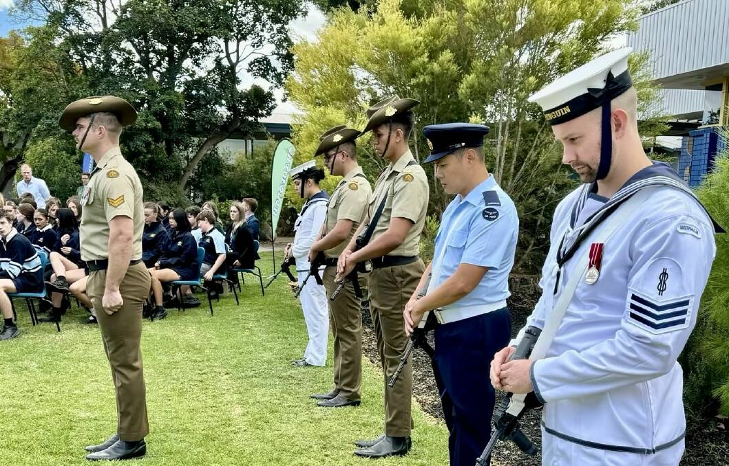 Border troops reflect on Anzac Day and the significant meaning behind the commemorations at school services. Picture supplied