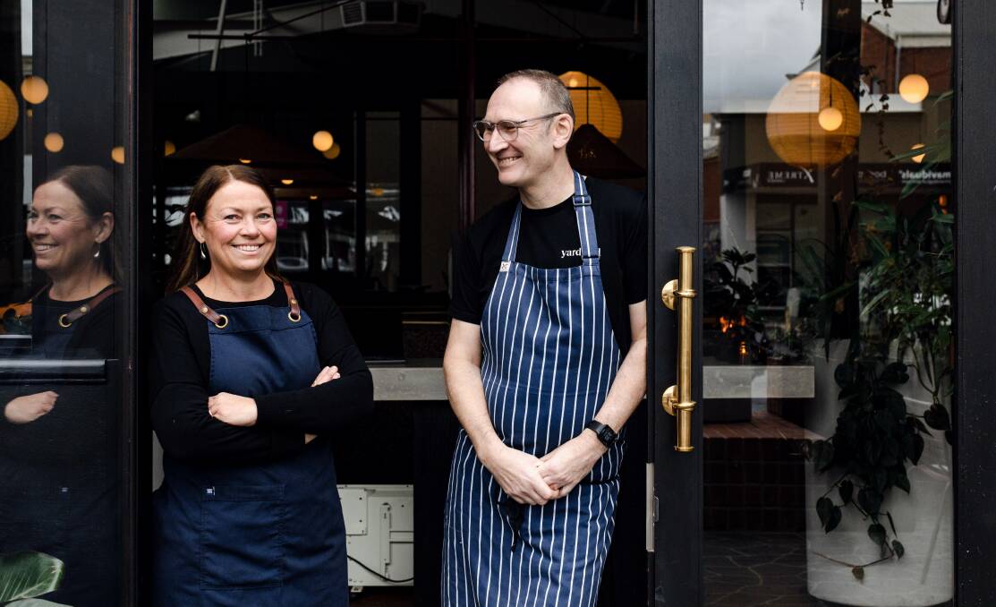 Simon Arkless and Cait Mitchel, of Albury's Yard Bird, have been open for 18 months and say business has been strong but has recently started to slow down. Picture supplied