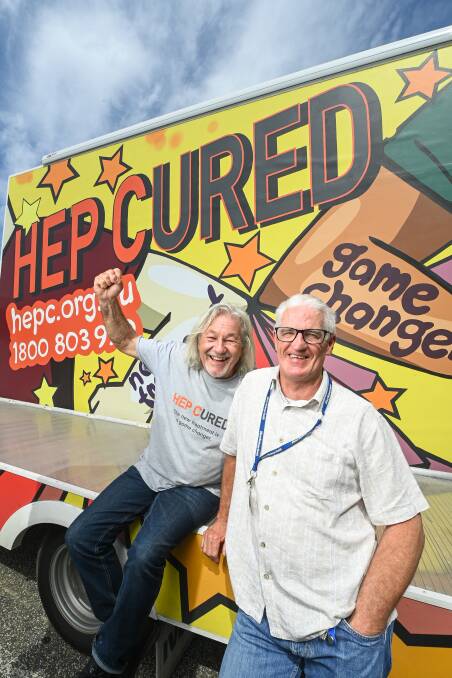 NEW FOUND LIFE: Steve Froudist and Geoff Bartlett are making a difference in the community. "People need to know this works," Mr Froudist says. Picture: MARK JESSER
