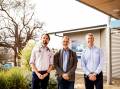 FRESH FACE: Dr Nick Mason, Dr Michael Clark and Dominic Sandilands are looking for one more doctor to join the close-knit team in Corryong. Picture: JASMINE PIERCE