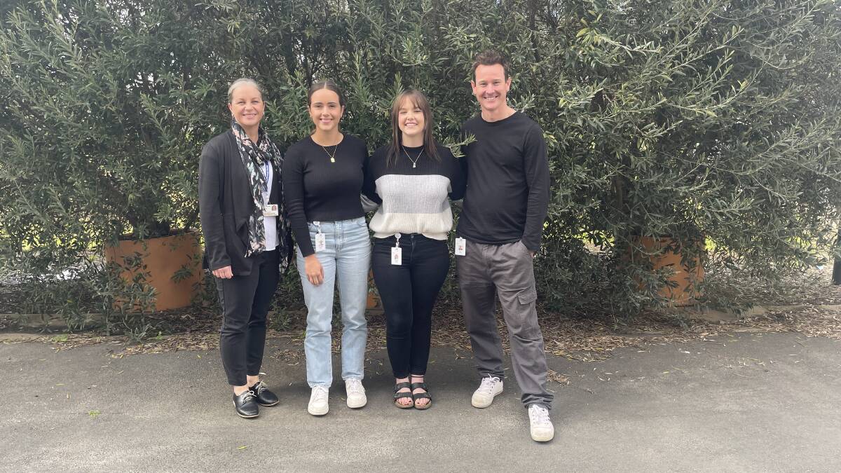 FRESH FACE: Director Jane Howell, with new student nurses Georgia Gorman, Rhian Plant and Benjamin Mason, who can't wait to kick start their careers.