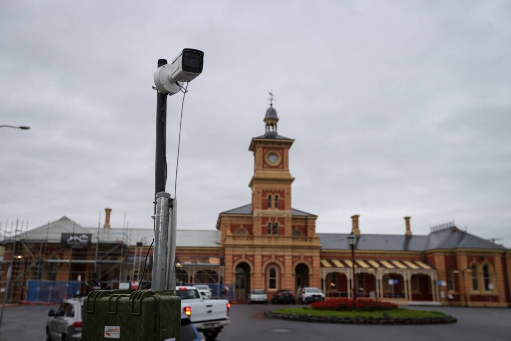 Cameras placed around 20 locations across Albury, Ettamogah and Table Top will be used to collect data to understand roads in the area. Picture by James Wiltshire.