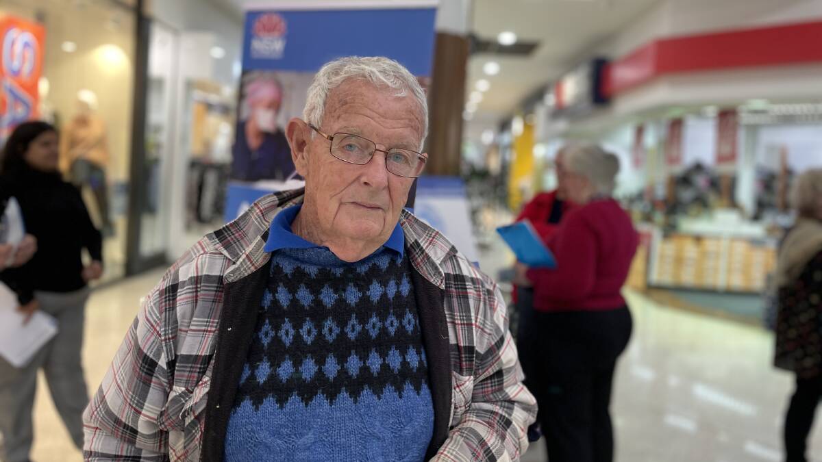 Kiewa retiree Findlay Mitchell says he holds concerns the revamped hospital might not meet the requirements of the growing Border region population. Picture by Ted Howes