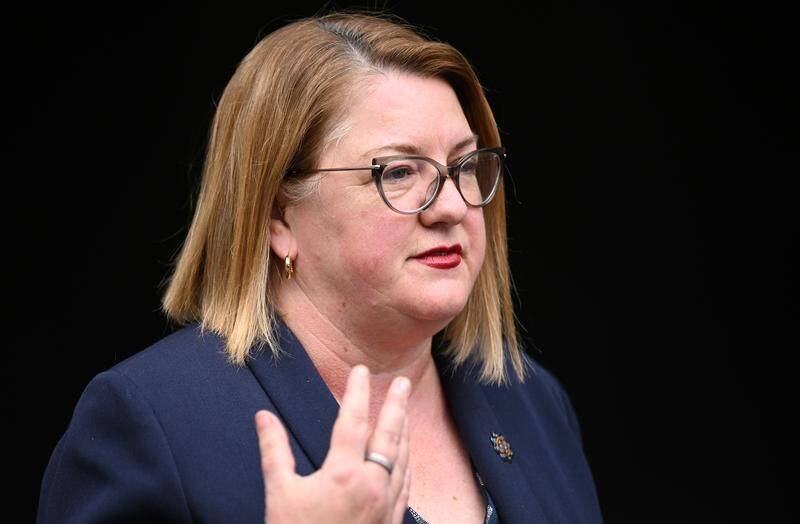 Natalie Hutchins says all visiting teachers to help disable kids will be retained. Picture by James Ross/AAP Photos