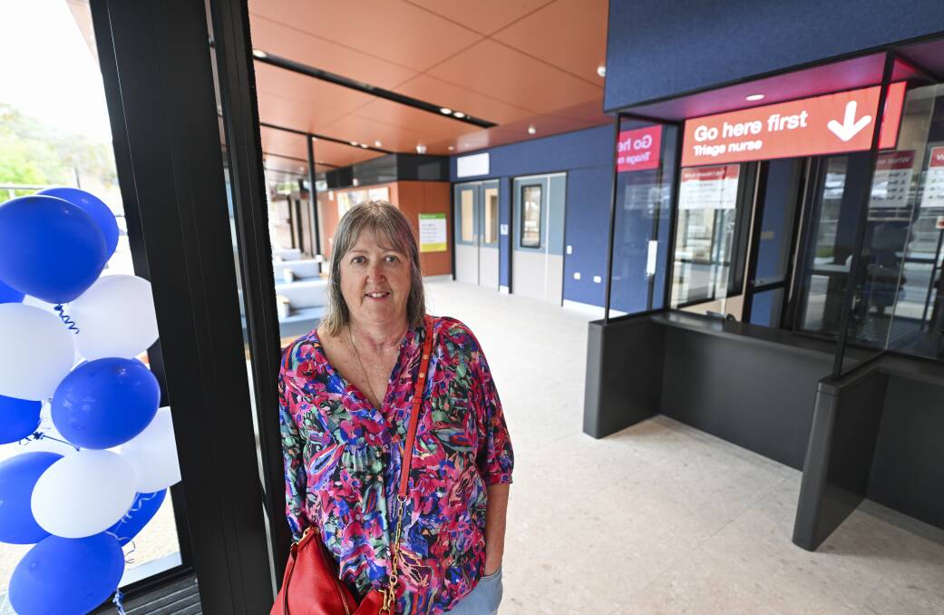 Albury resident Ann Appleby (no relation to AWH chief executive Bill Appleby) questioned whether the new emergency department structure would stop patients being triaged in the waiting room. Picture by Mark Jesser