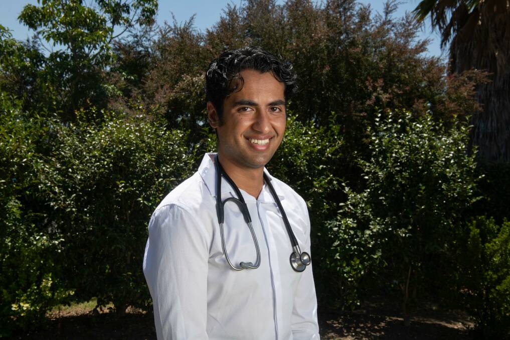 Dhruv Kapoor, who is one of the 25 new doctors to start at Albury Wodonga Health, grew up in Thurgoona. Picture by Tara Trewhella