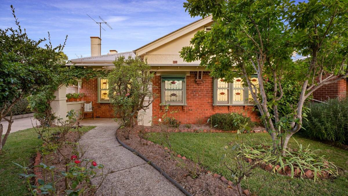 This four-bedroom, two-bathroom house at Albury sold post auction after negotiation for around $1.1 million after being passed in for $1.06m. Picture supplied 