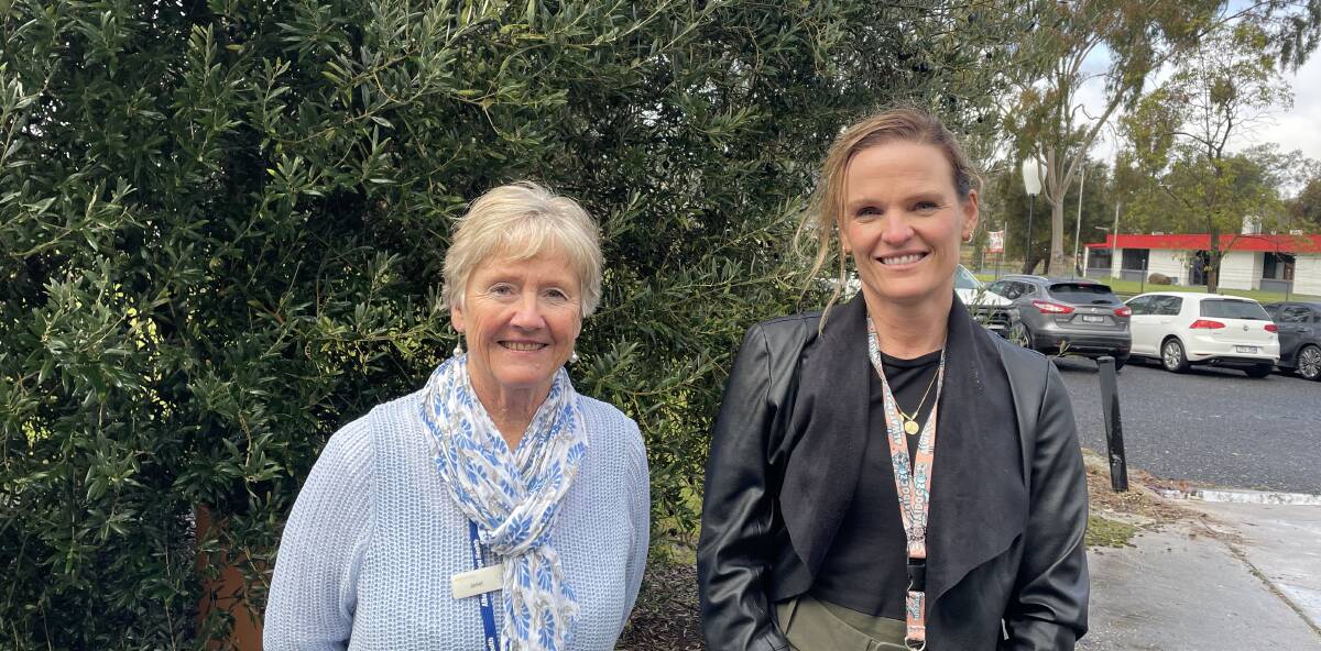 Albury Wodonga Health interim CEO Janet Chapman and mental health operations director Leah Wiseman are delighted with the funding announced on Tuesday.