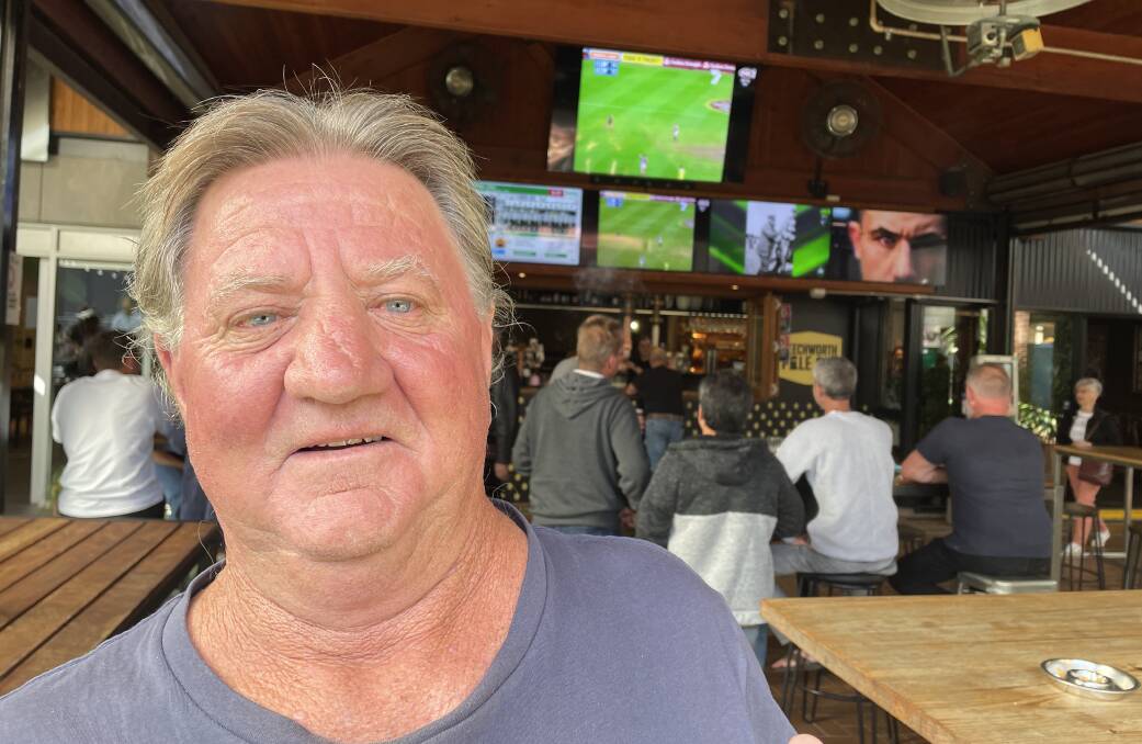 Former Albury resident Adrian Chapple, who now lives at Bathurst, drives "home" to the Star Hotel every year to play two-up. 