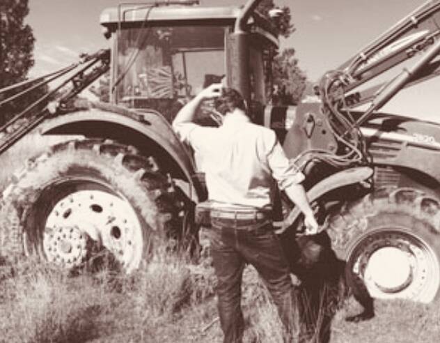"You don't need a manual to learn to drive a tractor, you need to be shown." Picture supplied