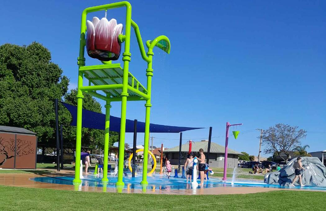 Witnesses said children were "falling over everywhere" at Yarrawonga Splash Park on the day of its reopening on November 3. Picture supplied