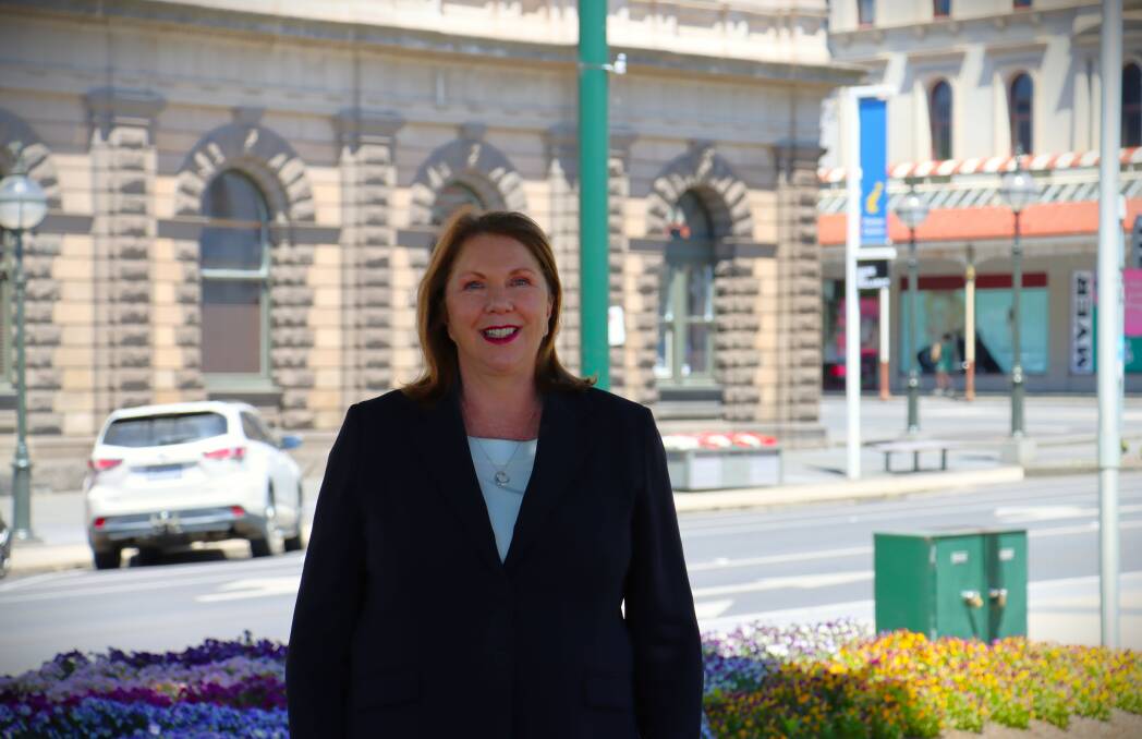 Infrastructure and Transport Minister Catherine King at Ballarat on Sunday, November 19. Picture supplied