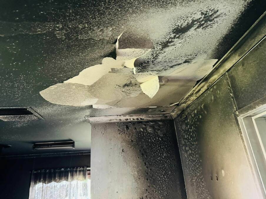 The fire at the house at Edward Street, Corowa, was so hot it melted fittings. No one was in the house at the time of the blaze. Picture by Fire and Rescue NSW Station 268 Corowa