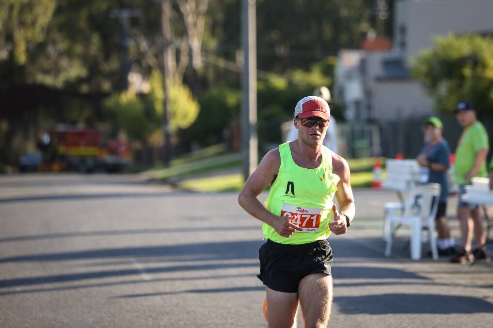 Patrick Stow, winner of the 10-kilometre run. Picture by James Wiltshire