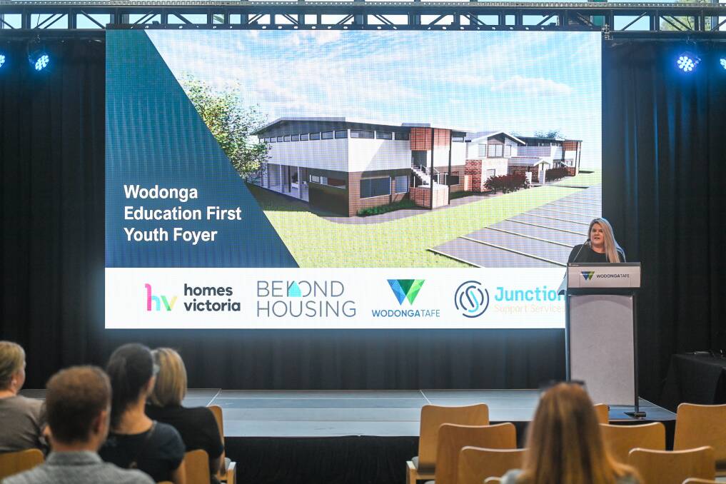 Junction Support Services chief executive Megan Hanley said the 40-bed youth foyers in Wodonga and Wangaratta would help students experiencing housing stress in the North East. Picture by Mark Jesser. 