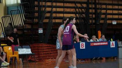 Lily-Anne McClure in action for the Bushrangers.