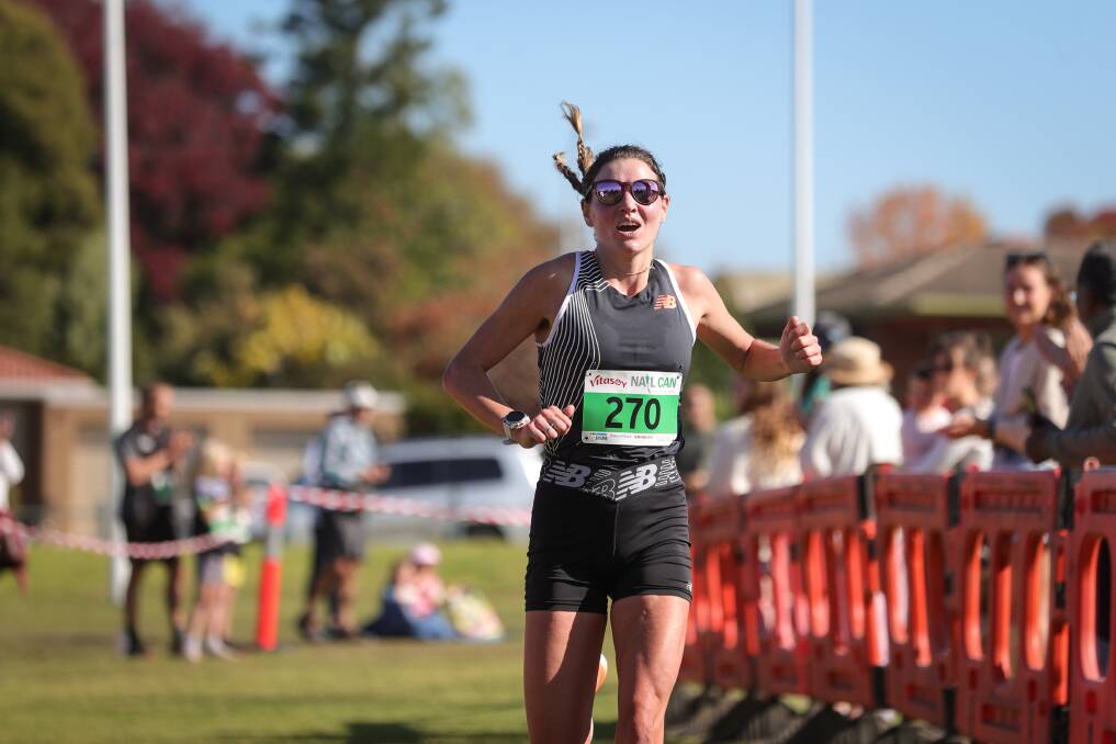 Women's champion Kate Avery finished the course with a winning time of 44.47. Picture by James Wiltshire