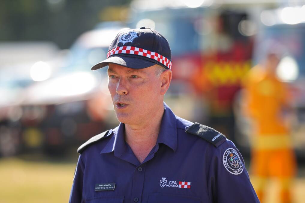 Wodonga CFA's Read Hedditch is hoping to get the better of Albury one last time in the Good Friday Appeal. Picture by James Wiltshire