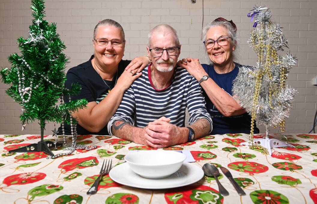 Susan Wragg, Jim Hart and Helen Collins will be volunteering at St Stephen's 22nd Christmas lunch this year. Picture by Mark Jesser 