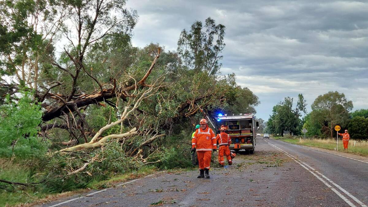 The Wangaratta SES Unit received 82 calls for assistance on Tuesday, January 2. Pictures supplied