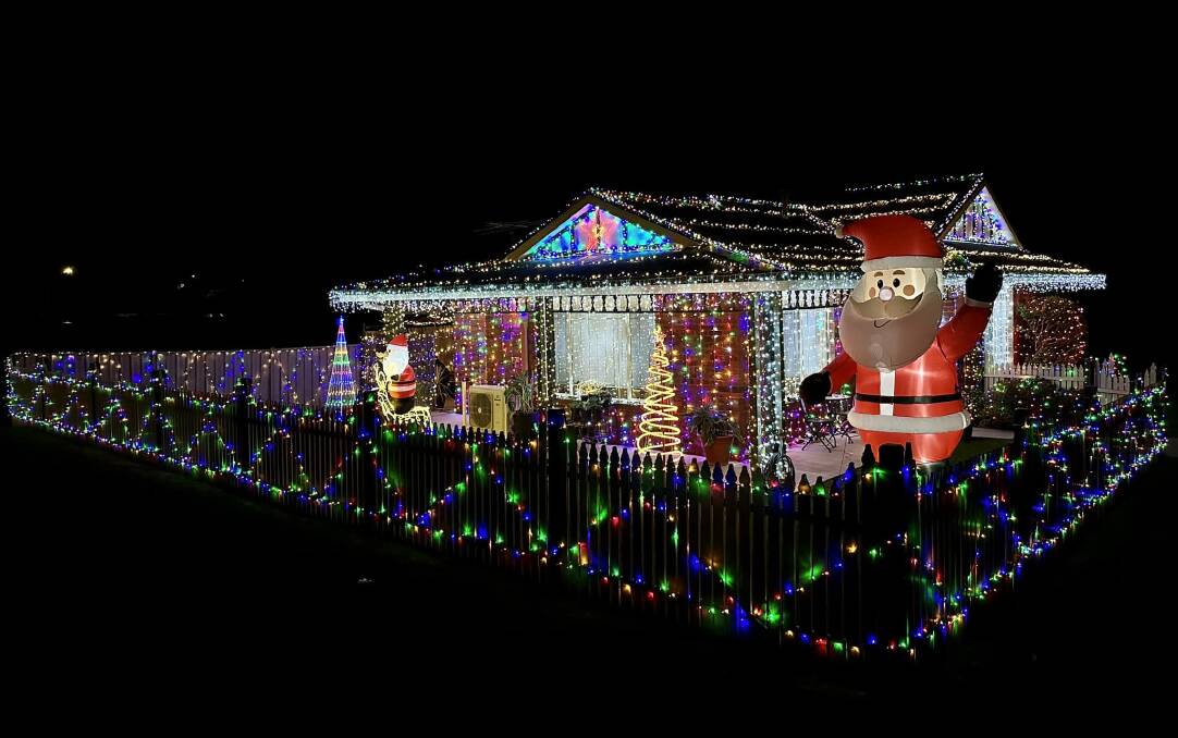 Christmas lights at 958 Padman Drive. Picture supplied