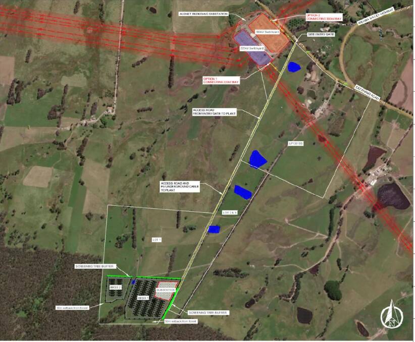 Proposed Kiewa Valley BESS site. 