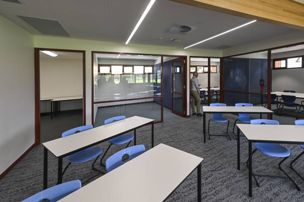 Inside the Scots School's new senior study centre. Picture by Mark Jesser