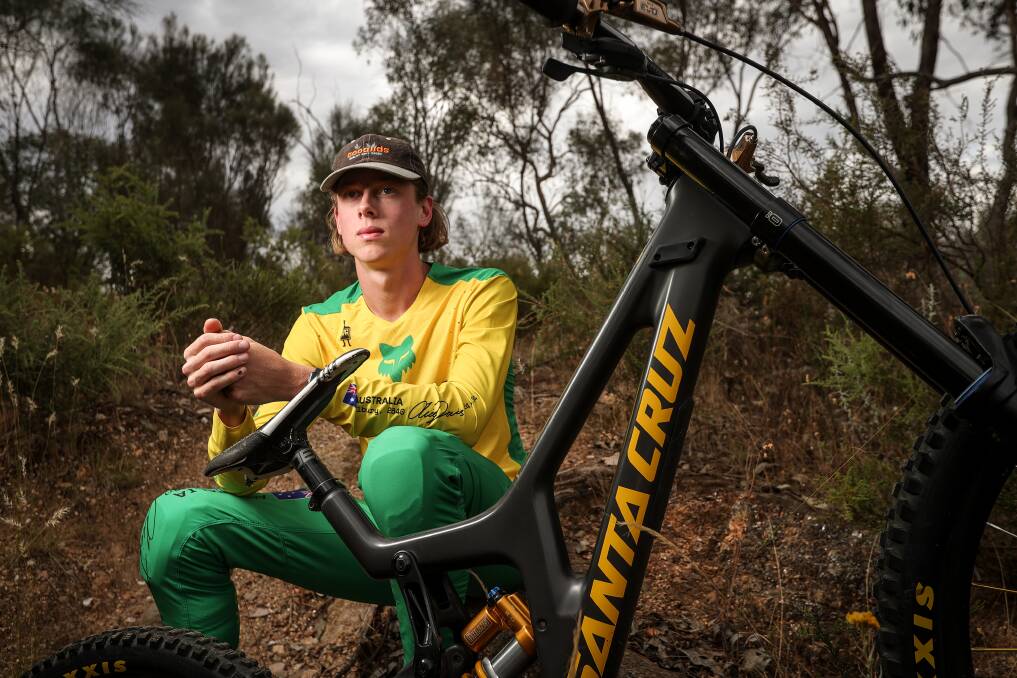 Albury's Ollie Davis reflects on what he's achieved overseas this year as he returns to where it all began at Albury's Nail Can Hill. Picture by James Wiltshire