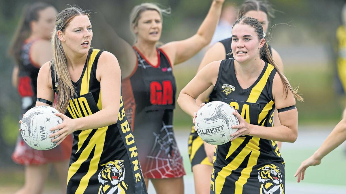 Abbey O'Connell and Bridie Willis finished as equal winners in Osborne's A-grade best and fairest award this season.