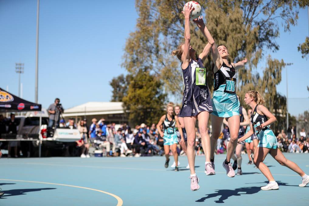 Lavington defender Tayla Furborough in action for the Panthers against Yarrawonga. Picture by James Wiltshire