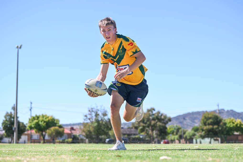 Border touch football star Ethan Semple is one 16 athletes nominated for the 2024 Young Achiever Award. Picture by Mark Jesser