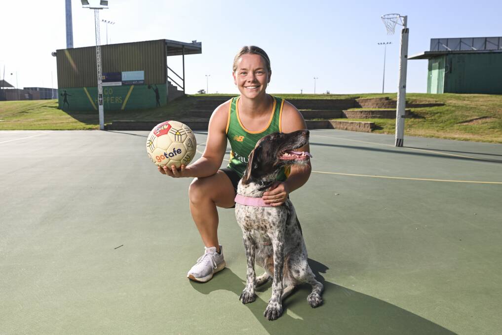 Georgia Ryan, and her dog Lotti are ready for their first season with North Albury. Picture by Mark Jesser
