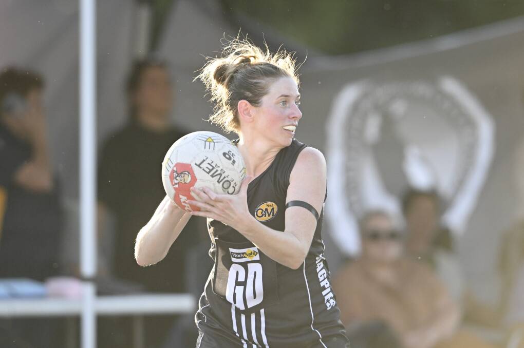 Wangaratta's Katie Dean in action against Rovers on Good Friday. Picture by Mark Jesser