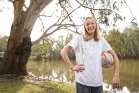 Wodonga Raiders' star Mia Lavis has been selected in the Australian under-19 netball squad after reaching the feat in the under-17s last year. File picture by James Wiltshire