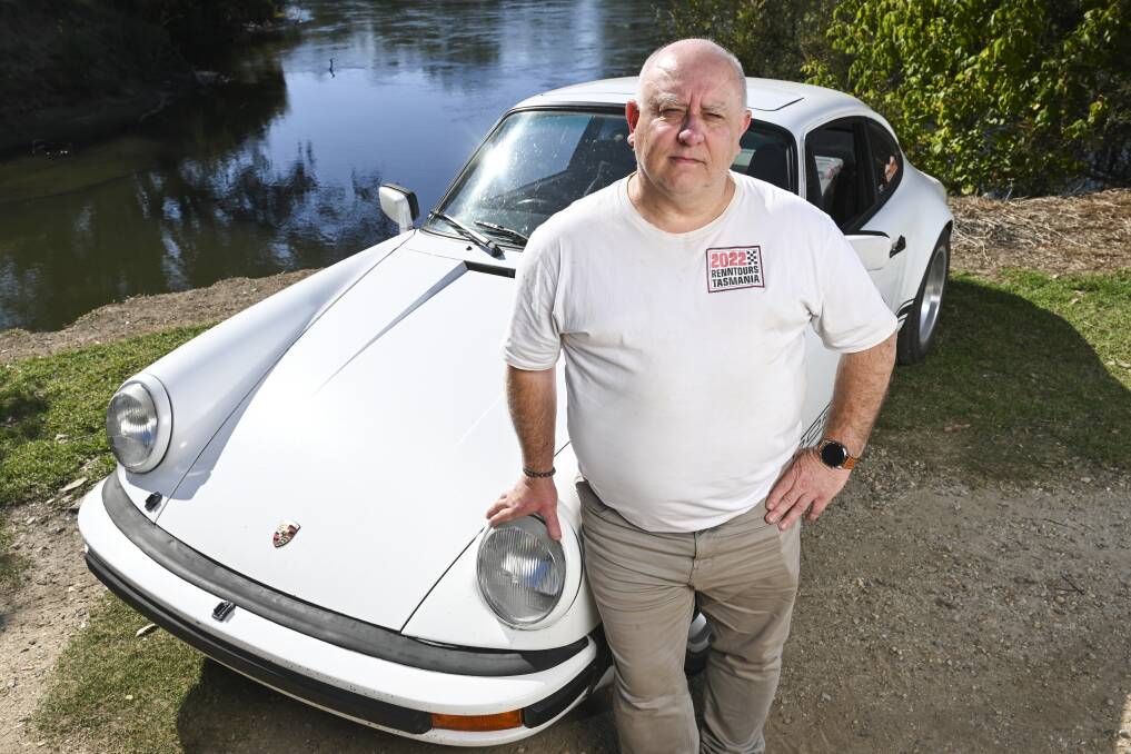 Stewart Fuchs, with his 1981 911 SC, is ready for a weekend celebrating the Porsche. Picture by Mark Jesser
