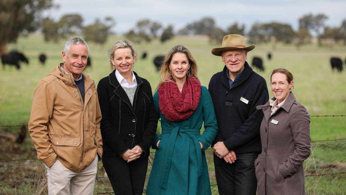 Dr Shane Norrish, CEO Landcare Australia, Federal Minister Sussan Ley, Donna ONeill, KPMG Australia, , Doug Humann AM, Chair Landcare Australia, Dr Alison Southwell, CEO Holbrook Landcare Network. Photo: Bethany Clare Photography 