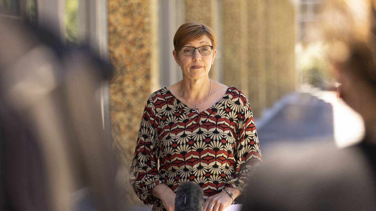 ACT Health Minister Rachel Stephen-Smith speaks to the media on Wednesday, December 29. Picture: Keegan Carroll