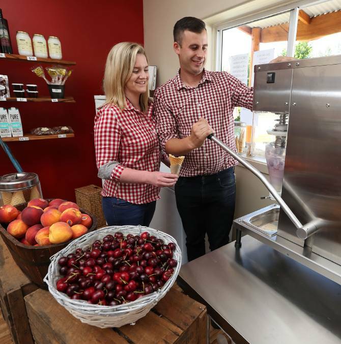 BERRY GOOD: Having opened Kiwi’s Market Garden almost a year ago, Ms Thompson hails from the region while New Zealand-born Mr Whelan is a chef by trade.