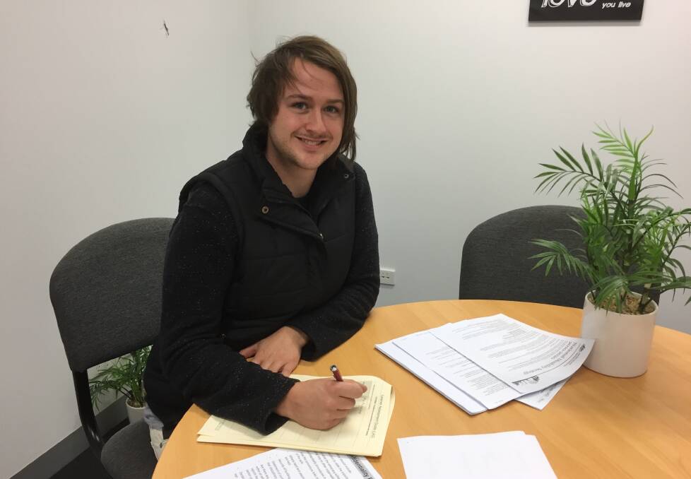 Naylan McDonell, 24, of Wodonga, is currently completing MP Training and Recruitment's Certificate lV in Disability (CHC43115) and has his sights set on furthering his career opportunities.
