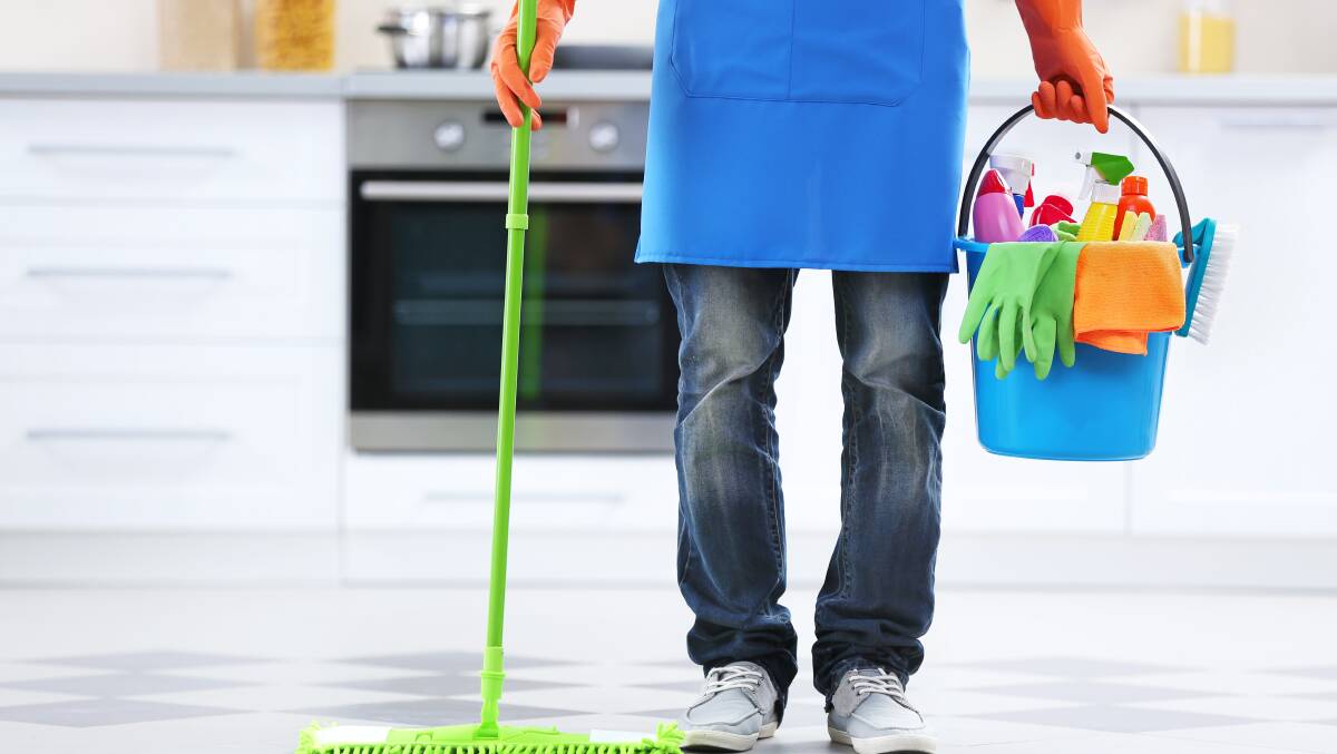 CLEAN AND MEAN: Gather your mops and buckets, sponges, cloths and cleaners, and roll up your sleeves for a good old spring clean.