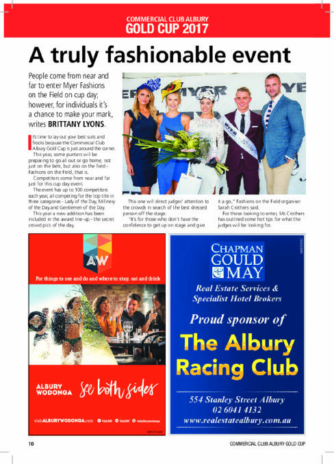 Albury Gold Cup 2017